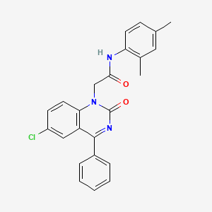 molecular formula C24H20ClN3O2 B2984905 2-(6-chloro-2-oxo-4-phenylquinazolin-1(2H)-yl)-N-(2,4-dimethylphenyl)acetamide CAS No. 932457-76-6