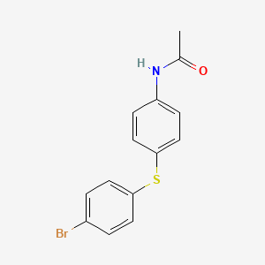 molecular formula C14H12BrNOS B2984924 N-{4-[(4-bromophenyl)sulfanyl]phenyl}acetamide CAS No. 79995-57-6