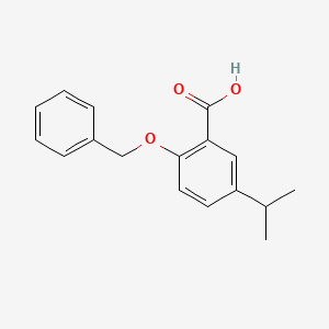 molecular formula C17H18O3 B2984937 2-(Benzyloxy)-5-isopropylbenzoic acid CAS No. 1285515-85-6