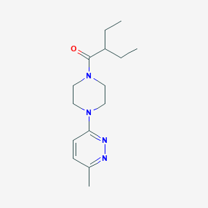 molecular formula C15H24N4O B2984943 2-Ethyl-1-(4-(6-methylpyridazin-3-yl)piperazin-1-yl)butan-1-one CAS No. 1172787-41-5
