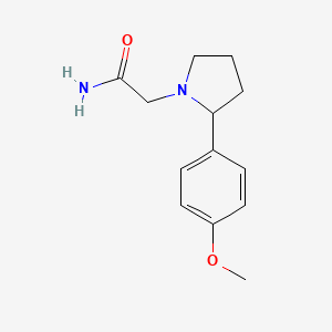 2-[2-(4-Methoxyphenyl)-1-pyrrolidinyl]acetamide