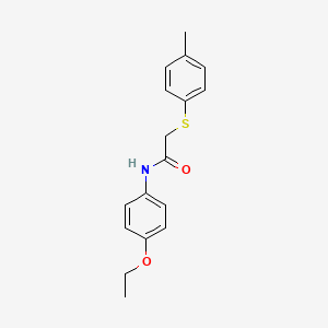 molecular formula C17H19NO2S B2985037 N-(4-ethoxyphenyl)-2-[(4-methylphenyl)sulfanyl]acetamide CAS No. 306732-54-7