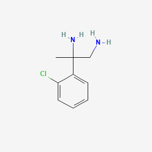 B2985062 2-(2-Chlorophenyl)propane-1,2-diamine CAS No. 1315349-20-2