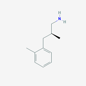 molecular formula C11H17N B2985081 (2S)-2-Methyl-3-(2-methylphenyl)propan-1-amine CAS No. 2248188-24-9