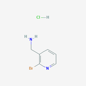 molecular formula C6H8BrClN2 B2985094 (2-Bromopyridin-3-yl)methylamine hydrochloride CAS No. 2580204-15-3