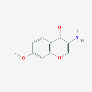 molecular formula C10H9NO3 B2985118 3-氨基-7-甲氧基-4H-色满-4-酮 CAS No. 64915-37-3