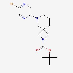 Tert-butyl 8-(5-bromopyrazin-2-yl)-2,8-diazaspiro[3.5]nonane-2-carboxylate