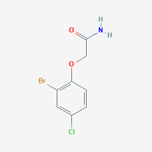 molecular formula C8H7BrClNO2 B2985269 2-(2-Bromo-4-chlorophenoxy)acetamide CAS No. 102065-98-5