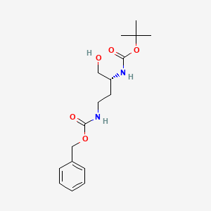 molecular formula C17H26N2O5 B2985328 Boc-D-Dab(Z)-Ol CAS No. 197892-17-4