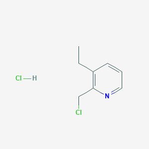B2985347 2-(Chloromethyl)-3-ethylpyridine;hydrochloride CAS No. 1388218-31-2
