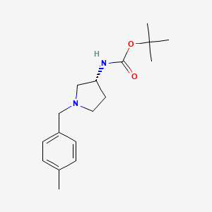 B2985356 (R)-tert-Butyl 1-(4-methylbenzyl)pyrrolidin-3-ylcarbamate CAS No. 876160-14-4