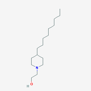 molecular formula C16H33NO B2985393 2-(4-Nonylpiperidin-1-yl)ethan-1-ol CAS No. 790603-84-8