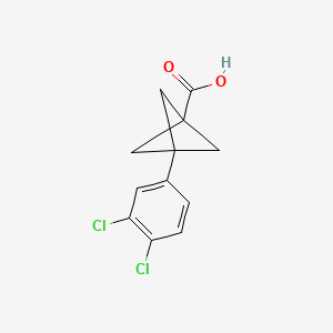 3-(3,4-Dichlorophenyl)bicyclo[1.1.1]pentane-1-carboxylic acid