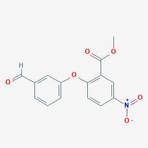 Methyl 2-(3-formylphenoxy)-5-nitrobenzoate