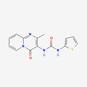 1-(2-methyl-4-oxo-4H-pyrido[1,2-a]pyrimidin-3-yl)-3-(thiophen-2-yl)urea