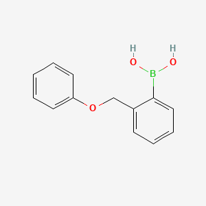 molecular formula C13H13BO3 B2985554 [2-(Phenoxymethyl)phenyl]boronic acid CAS No. 729558-57-0