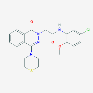 N-(3,5-dimethylphenyl)-1-[(2-oxo-2,3-dihydro-1,3-benzothiazol-6-yl)sulfonyl]piperidine-4-carboxamide