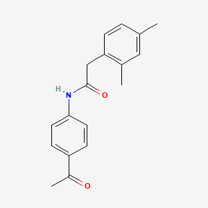 N-(4-acetylphenyl)-2-(2,4-dimethylphenyl)acetamide