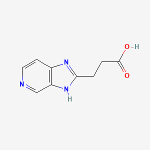 molecular formula C9H9N3O2 B2985569 3-{3H-imidazo[4,5-c]pyridin-2-yl}propanoic acid CAS No. 933718-59-3