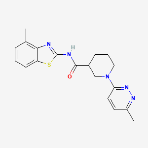 N-(4-methylbenzo[d]thiazol-2-yl)-1-(6-methylpyridazin-3-yl)piperidine-3-carboxamide