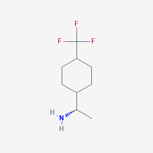 (1S)-1-[4-(Trifluoromethyl)cyclohexyl]ethanamine