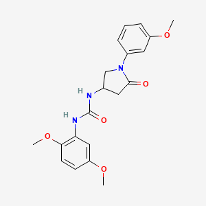 1-(2,5-Dimethoxyphenyl)-3-(1-(3-methoxyphenyl)-5-oxopyrrolidin-3-yl)urea
