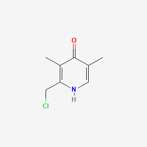 molecular formula C8H10ClNO B2985599 2-Chloromethyl-3,5-dimethylpyridin-4-ol CAS No. 10340-23-5; 220771-03-9