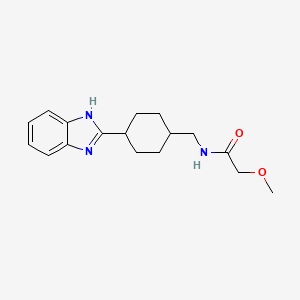 N-((4-(1H-benzo[d]imidazol-2-yl)cyclohexyl)methyl)-2-methoxyacetamide