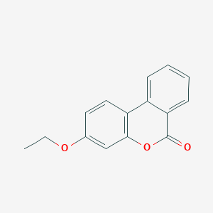 molecular formula C15H12O3 B2985635 3-ethoxy-6H-benzo[c]chromen-6-one CAS No. 92496-58-7