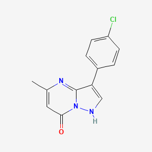 3-(4-Chlorophenyl)-5-methylpyrazolo[1,5-a]pyrimidin-7-ol