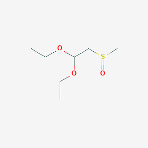 1,1-Diethoxy-2-methanesulfinylethane