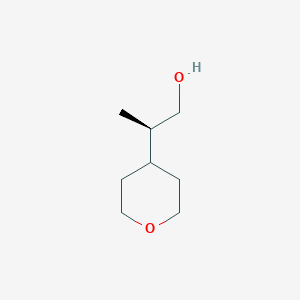 (2R)-2-(Oxan-4-yl)propan-1-ol
