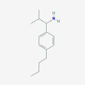 molecular formula C14H23N B2985711 1-(4-丁基苯基)-2-甲基丙烷-1-胺 CAS No. 847837-50-7