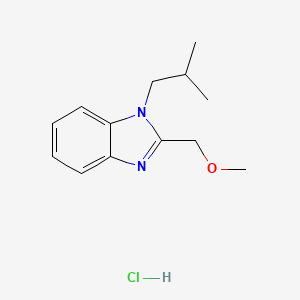 1-isobutyl-2-(methoxymethyl)-1H-benzo[d]imidazole hydrochloride