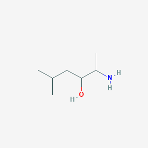 molecular formula C7H17NO B2985745 2-Amino-5-methylhexan-3-ol CAS No. 859770-75-5