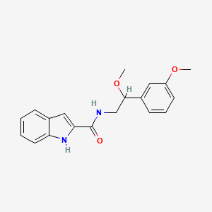 N-(2-methoxy-2-(3-methoxyphenyl)ethyl)-1H-indole-2-carboxamide