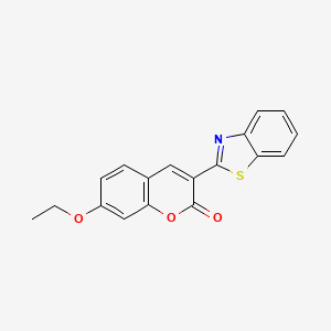 molecular formula C18H13NO3S B2985806 3-(1,3-苯并噻唑-2-基)-7-乙氧基-2H-色烯-2-酮 CAS No. 307551-81-1