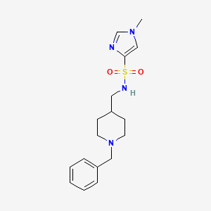 N-((1-benzylpiperidin-4-yl)methyl)-1-methyl-1H-imidazole-4-sulfonamide
