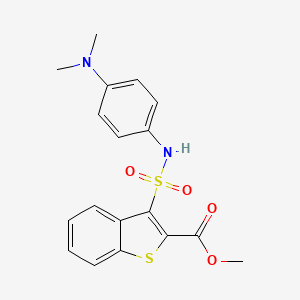 Methyl 3-{[4-(dimethylamino)phenyl]sulfamoyl}-1-benzothiophene-2-carboxylate