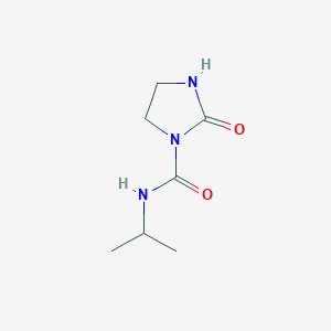 molecular formula C7H13N3O2 B2985879 2-oxo-N-propan-2-ylimidazolidine-1-carboxamide CAS No. 30979-47-6