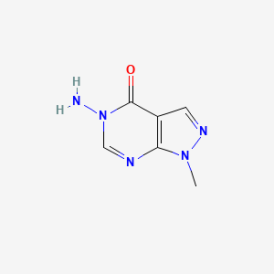 5-amino-1-methyl-1H,4H,5H-pyrazolo[3,4-d]pyrimidin-4-one