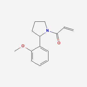 1-[2-(2-Methoxyphenyl)pyrrolidin-1-yl]prop-2-en-1-one