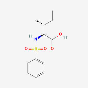 molecular formula C12H17NO4S B2985924 (2S,3R)-2-(benzenesulfonamido)-3-methylpentanoic acid CAS No. 1195143-51-1