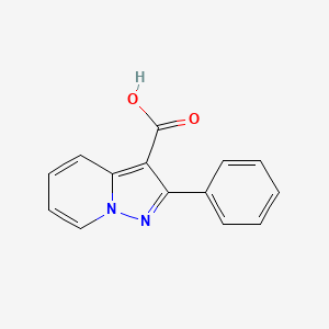 molecular formula C14H10N2O2 B2985930 2-苯基吡唑并[1,5-a]吡啶-3-羧酸 CAS No. 80537-07-1