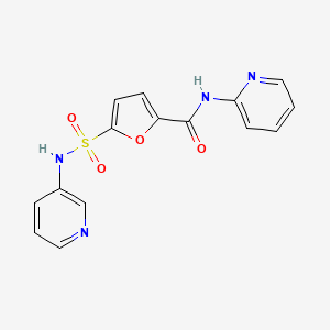 N-(pyridin-2-yl)-5-(N-(pyridin-3-yl)sulfamoyl)furan-2-carboxamide
