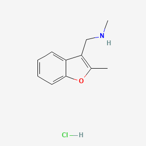 Methyl[(2-methyl-1-benzofuran-3-yl)methyl]amine hydrochloride