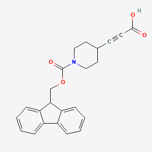 3-(1-{[(9H-fluoren-9-yl)methoxy]carbonyl}piperidin-4-yl)prop-2-ynoic acid