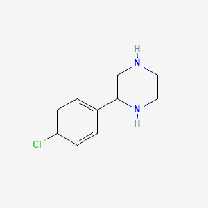 molecular formula C10H13ClN2 B2986007 2-(4-Chlorophenyl)piperazine CAS No. 91517-25-8