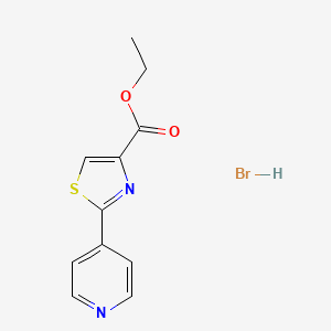 Ethyl 2-(pyridin-4-yl)-1,3-thiazole-4-carboxylate hydrobromide