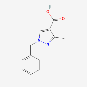 molecular formula C12H12N2O2 B2986023 1-Benzyl-3-methyl-1H-pyrazole-4-carboxylic acid CAS No. 54815-29-1